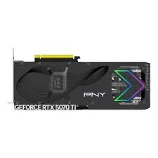 PNY GEFORCE RTX 5070TI 16GB TRIPLE FAN OVER CLOCKED ARGB GRAPHICS CARD