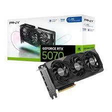 PNY GEFORCE RTX 5070 12GB TRIPLE FAN OVER CLOCKED GRAPHICS CARD