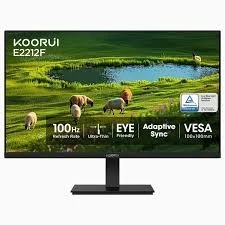 KOORUI 22" Full HD Computer Monitor – 100Hz, VA Panel, Ultra-Slim, Adaptive Sync
