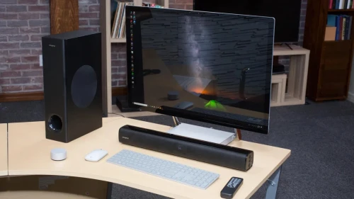 Creative Stage 2.1 Soundbar with Subwoofer for TV and PC