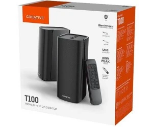 Creative T100 2.0 Hi-Fi Desktop Bluetooth Speakers