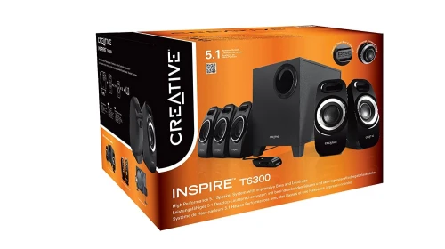 Creative Inspire T6300 5.1 Surround Sound Speaker System with Subwoofer