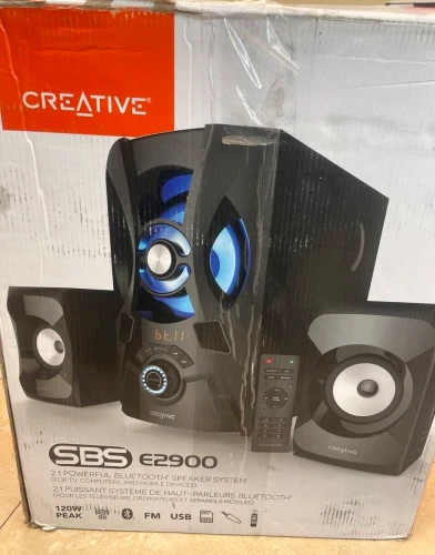 Creative SBS E2900 2.1 Bluetooth Speaker System with Subwoofer & Remote