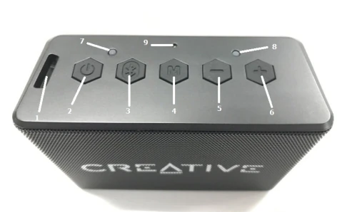 Creative MUVO 1c Portable Bluetooth Speaker with Waterproof Design