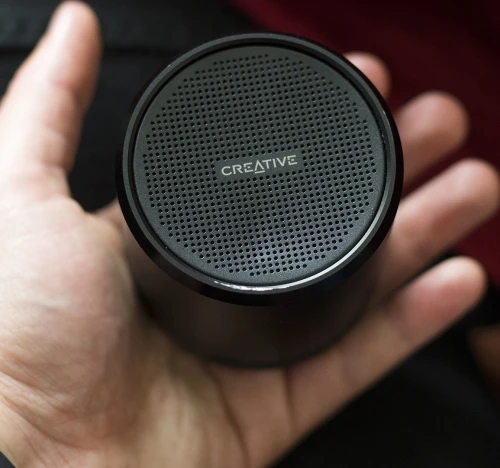 Creative Metallix Portable Bluetooth Speaker with Stereo Sound