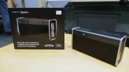 Creative iRoar Go Portable Bluetooth Speaker with Powerful Bass