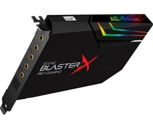 Creative Sound BlasterX AE-5 Plus PCIe RGB Gaming Sound Card