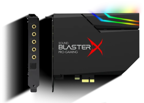 Creative Sound BlasterX AE-5 Plus PCIe RGB Gaming Sound Card