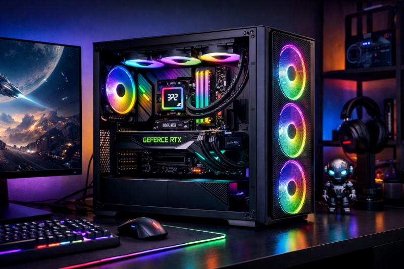 Custom Gaming PC Build — RGB Gaming Setup