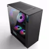 HUNTKEY CASING GS400C WITH 3PCS RGB FAN FREE