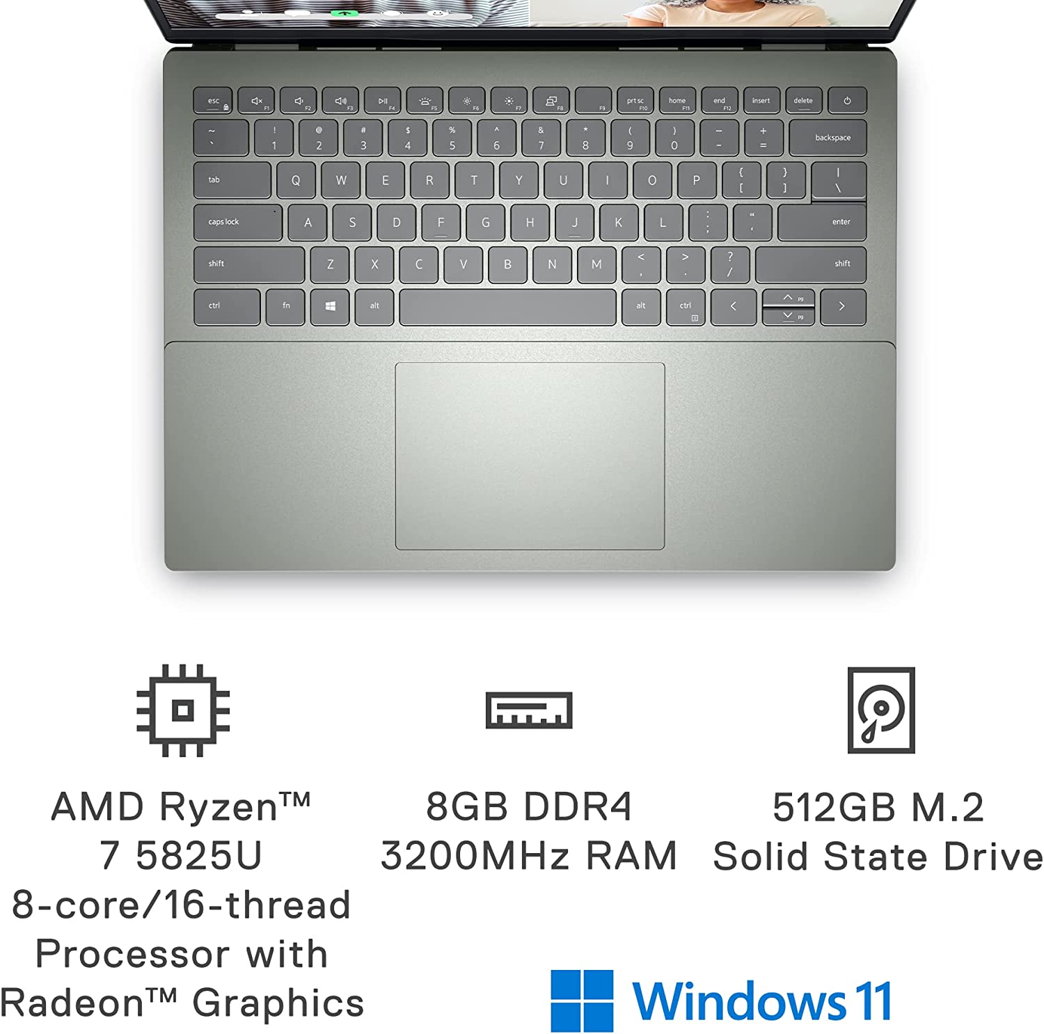 Dell Inspiron 14 5425, Ryzen 7 5825U, 8GB/512GB, AMD Radeon